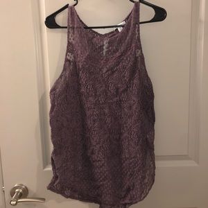 AE See Through Lace Tank